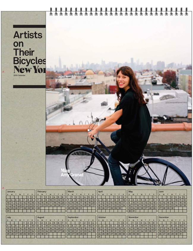 Artists on Their Bicycles New York: 2010 Calendar