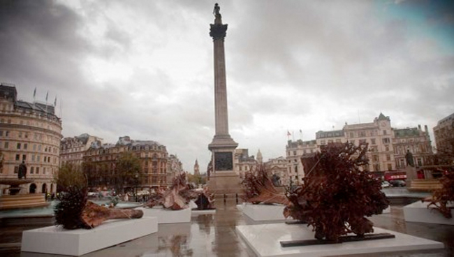 Ghost Forest Trafalgar Square